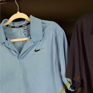 Nike Men's Sky Blue Polo Shirt